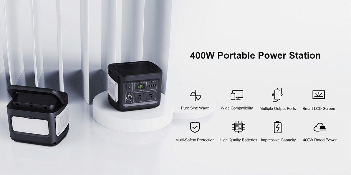 Generador solar sin mantenimiento de 400W para cargar